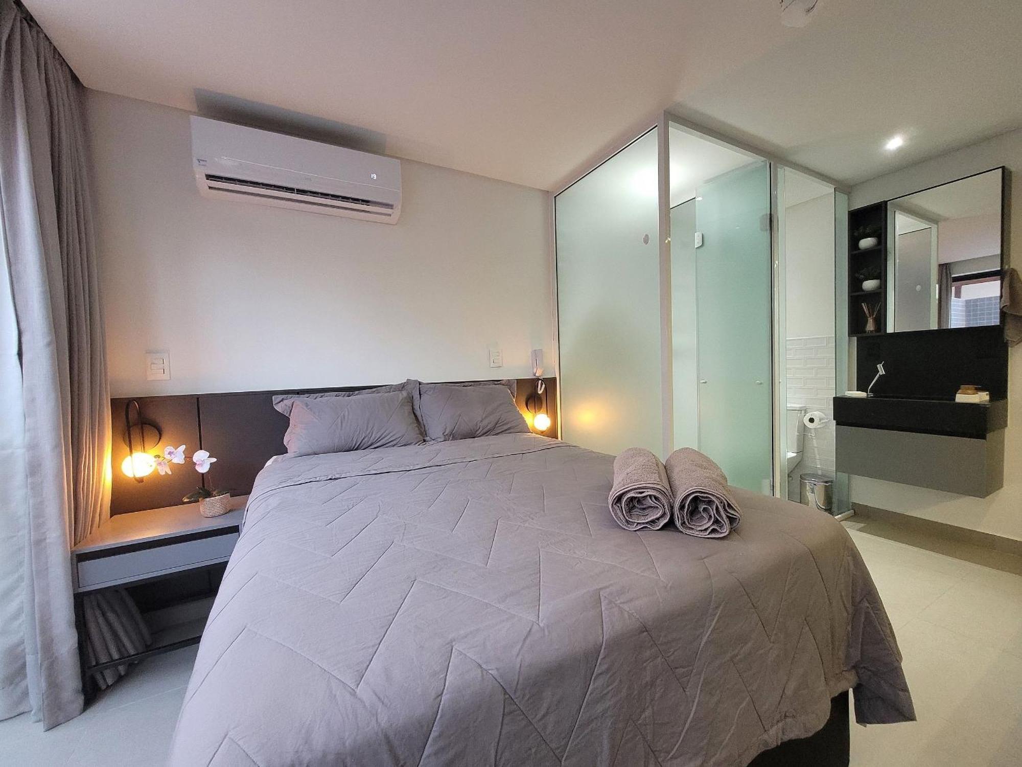 Flat Com Jacuzzi Area Externa A 50m Do Bessa Joao Pessoa